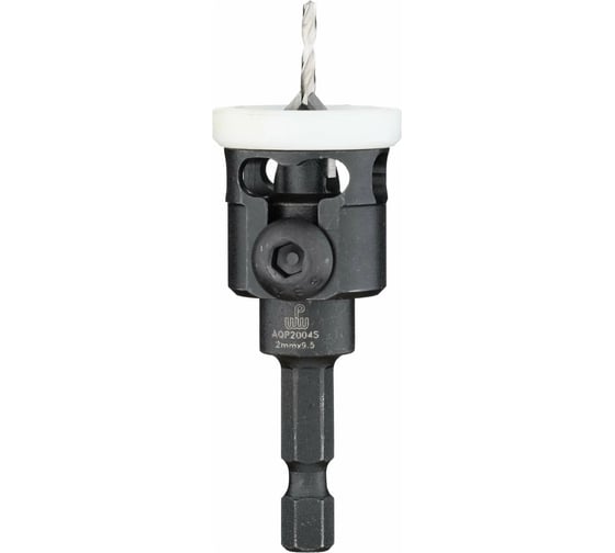 Изображение товара Зенкер конический без царапин 9.5 мм, сверло 2 мм универсальная спираль s, хвостовик hex1/4 WPW AQP2004S