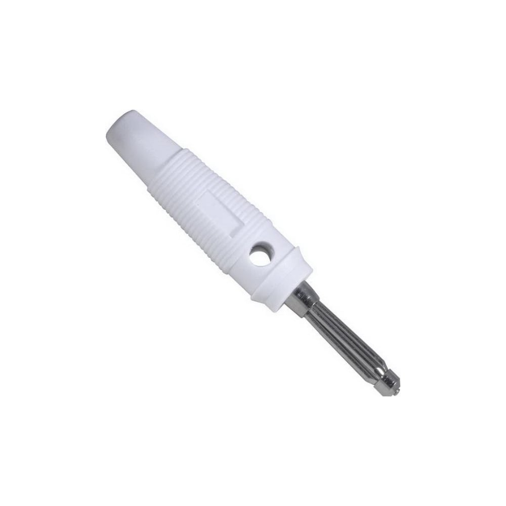 Изображение товара Штекер Pro Legend Banana белый, винтовое крепление PL2466