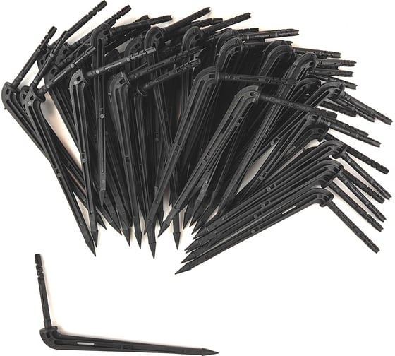 Изображение товара Капельница-стойка для микротрубки Профитт 3 мм 2-4 л/ч, черная - 50 шт 1893782