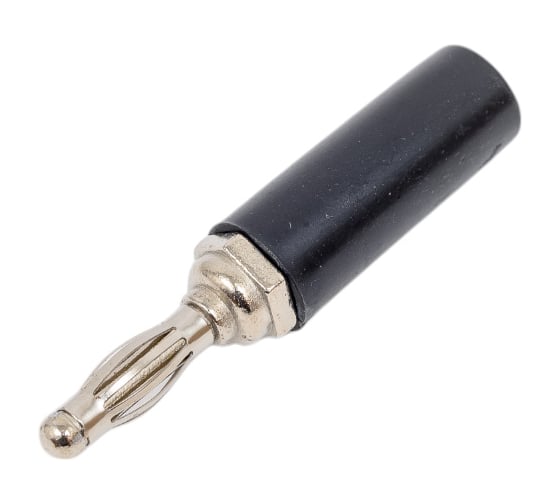 Изображение товара Штекер Banana Pro Legend чёрный, под пайку PL2460