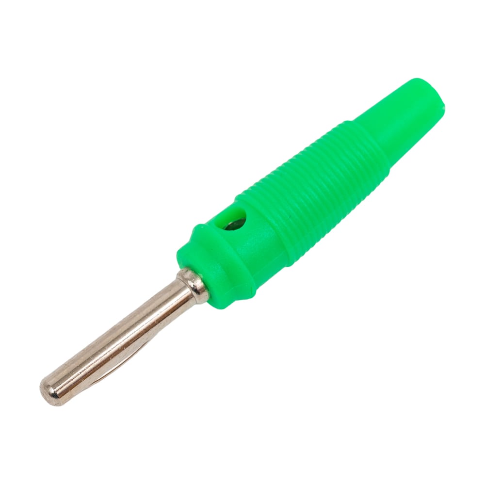 Изображение товара Штекер Banana Pro Legend зелёный винтовое крепление PL2508