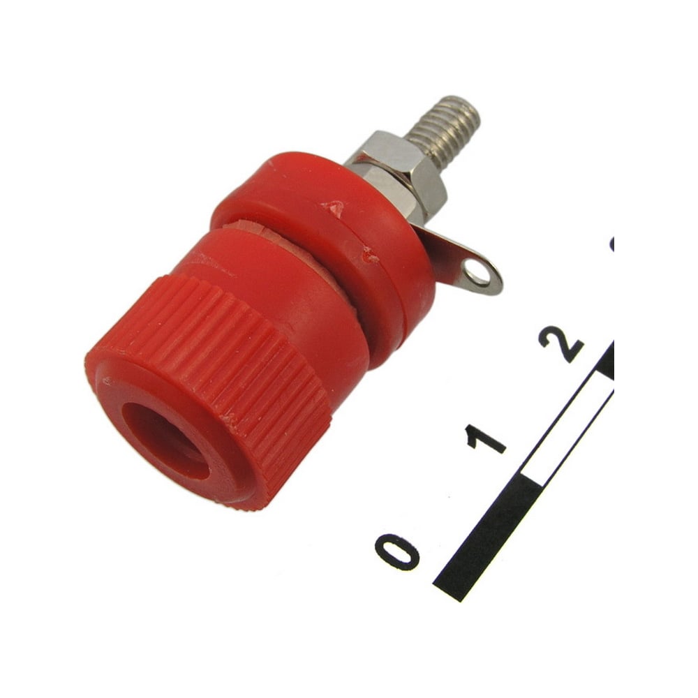 Изображение товара Гнездо Banana Pro Legend красный монтаж на панель PL2442 для аудио и видеосистем