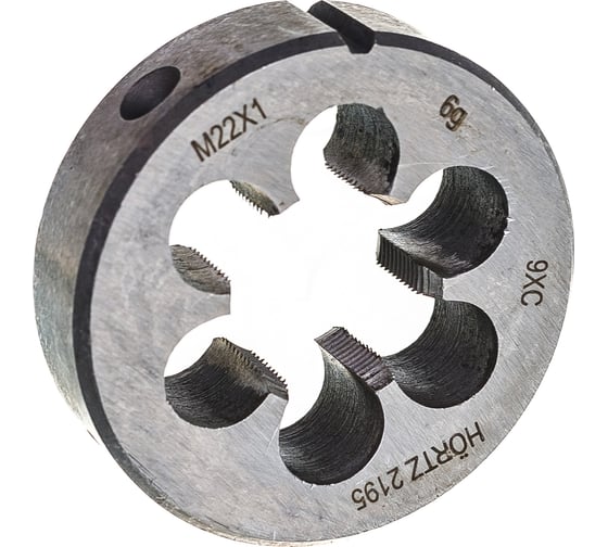 Изображение товара Плашка М 22 х1 9ХС HORTZ 204053