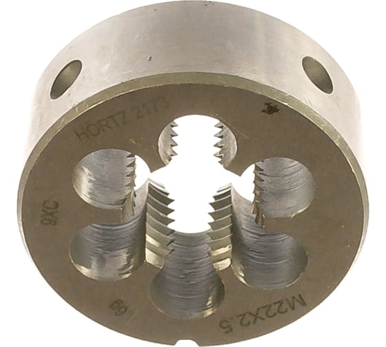 Изображение товара Плашка М 22 х2.5 9ХС HORTZ 204056
