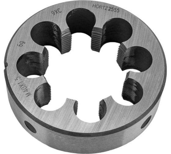 Изображение товара Плашка М 40 х1.5 9ХС HORTZ 204093