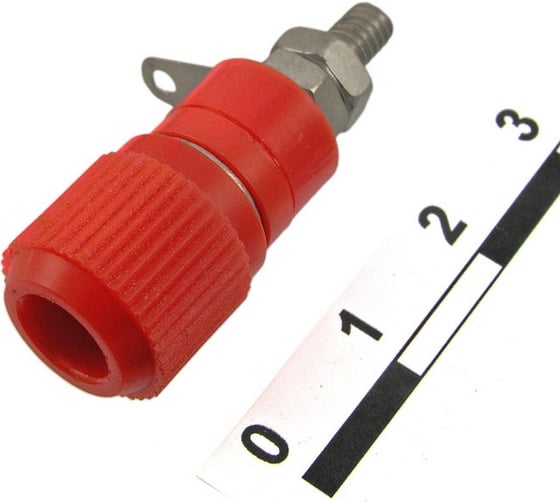 Изображение товара Гнездо Banana Pro Legend красный, монтаж на панель PL2440