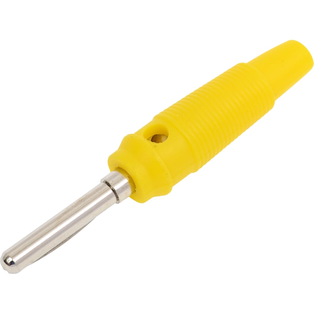 Изображение товара Штекер Banana Pro Legend желтый с винтовым креплением PL2509