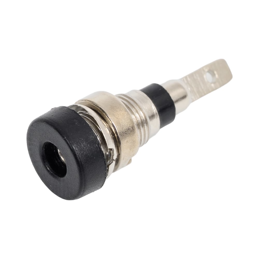 Изображение товара Гнездо Banana Pro Legend черное для пайки 1 разъем отечественный дизайн