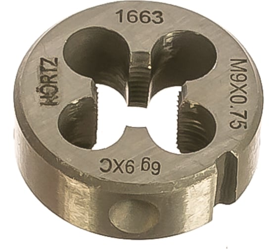 Изображение товара Плашка М 9 х0.75 9ХС HORTZ 204003