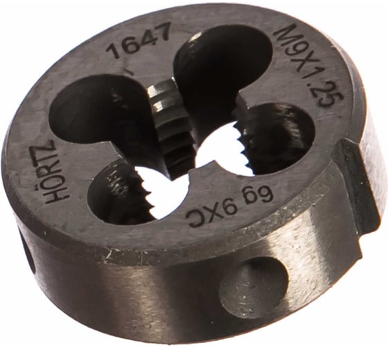 Изображение товара Плашка М 9 х1.25 9ХС HORTZ 204005