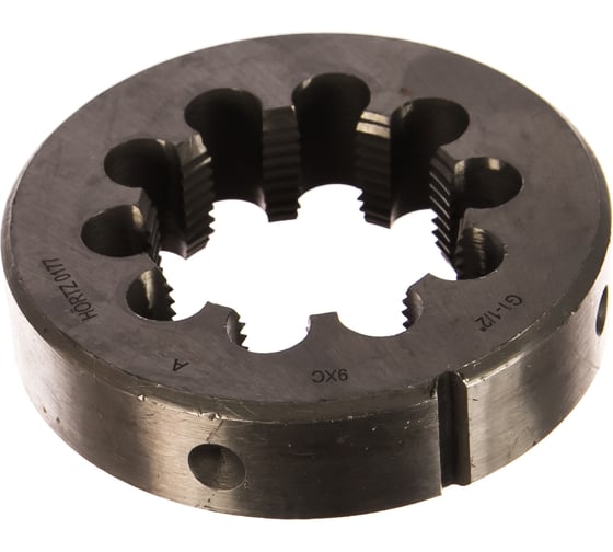 Изображение товара Трубная цилилиндрическая плашка G 1 1/2 дюйма 9ХС HORTZ 204139