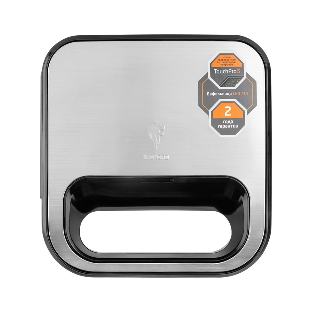 Изображение товара Вафельница Leonord le-1714 750 Вт антипригарное покрытие теплоизолированные ручки