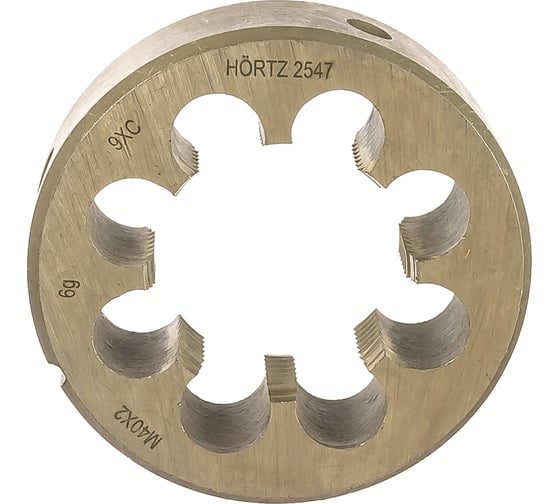 Изображение товара Плашка М 40 х2 9ХС HORTZ 204094