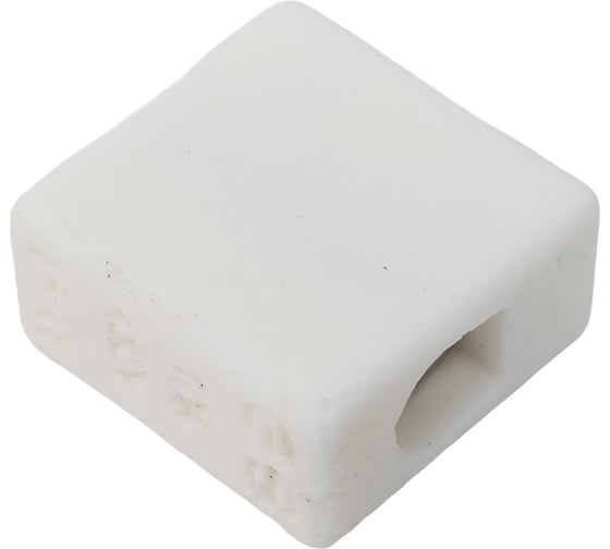 Изображение товара Винтовая керамическая клемма для проводов 2.5 мм2 Pro Legend 1x1 контакт, 400 В, 10 А, -40 +450гр. белая PL3847