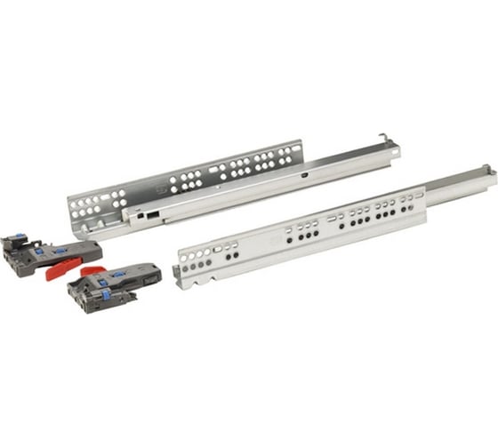 Изображение товара Шариковая направляющая полного выдвижения Mebax 400 мм, Clip-on скрытого типа, push to open, 3D 00-00002725