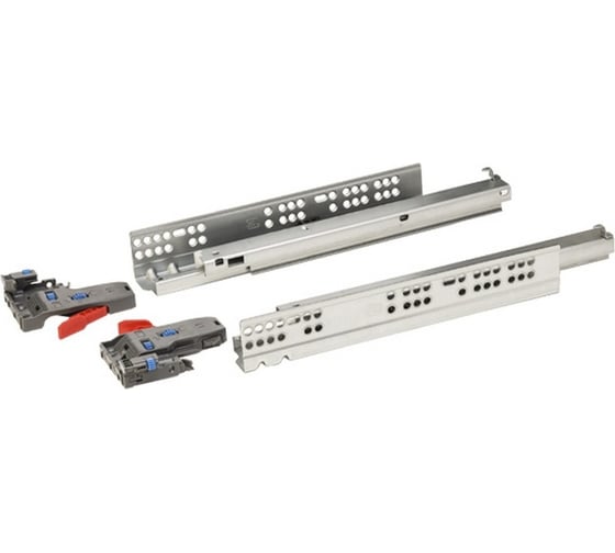 Изображение товара Шариковая направляющая полного выдвижения Mebax 350 мм, Clip-on скрытого типа, push to open, 3D 00-00002724