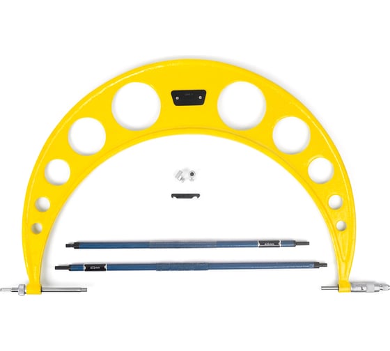 Изображение товара Микрометр КАЛИБРОН МК- 500 0,01 желтая скоба 73000