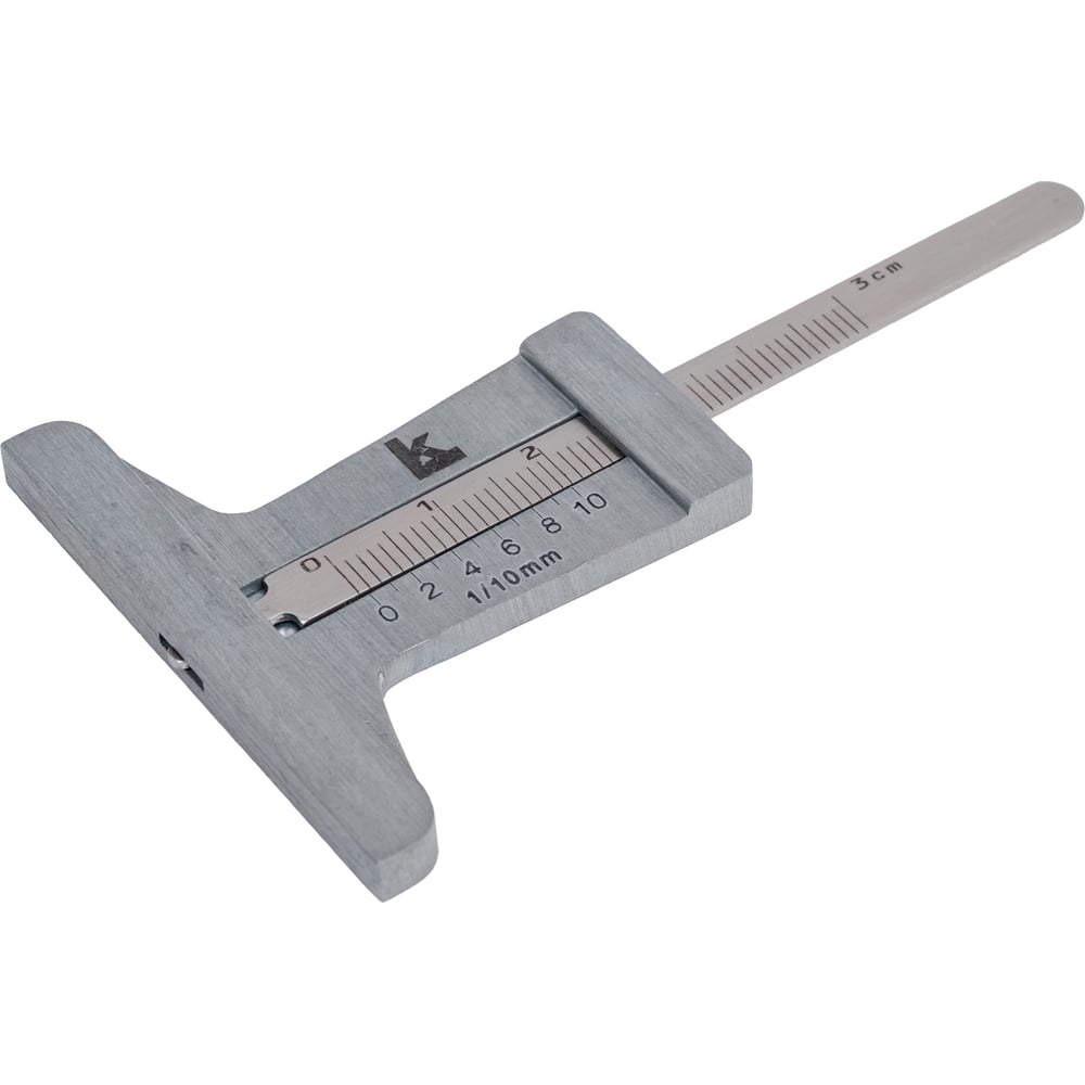 Изображение товара Штангенглубиномер КАЛИБРОН ШГ 0-30 мм цинковое покрытие полупрофессиональный
