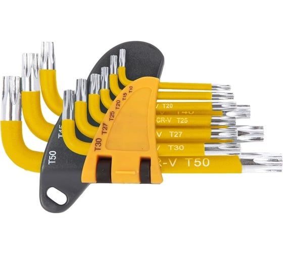 Изображение товара Ключи TORX WORKPRO 9шт, в держателе WP222009