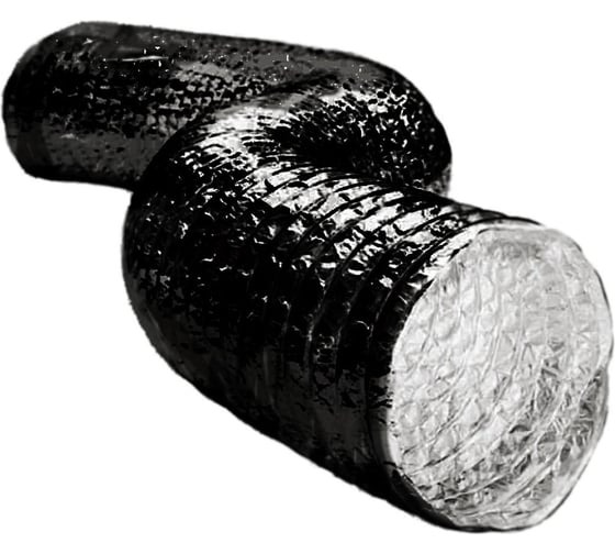 Изображение товара Воздуховод гибкий DFAm/черный-152 152 мм, 5 м Diaflex УФ-01002468