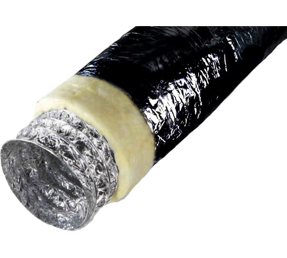 Изображение товара Воздуховод гибкий ISODFAm/черный-254 254 мм, 5 м Diaflex УФ-01002462