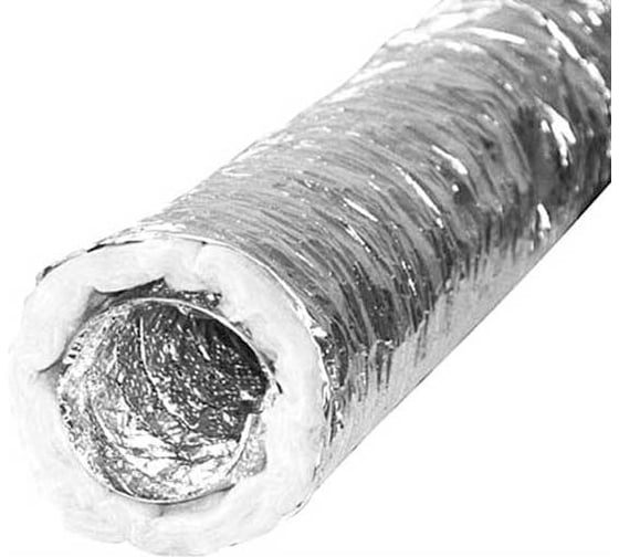 Изображение товара Воздуховод изолированный армированный 203мм/10м ERA AF203 Изо 502-015