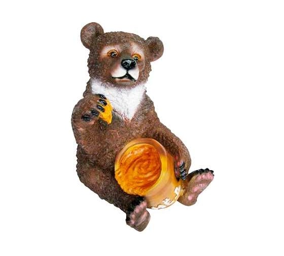 Изображение товара Садовая фигура ФлораПласт Медведь с медом 51см 069019