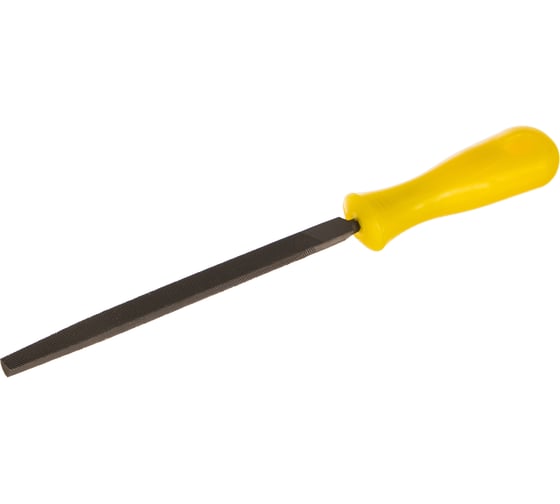 Изображение товара Трехгранный напильник, пластмассовая рукоятка, 150мм, №1 РемоКолор 40-1-105