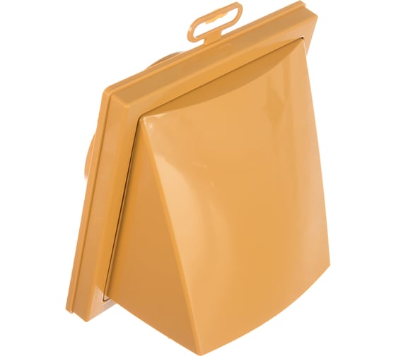 Изображение товара Выход стенной с обратным клапаном (150х150 мм, с фланцем 100 мм) ERA 1515К10ФВ беж 233-091