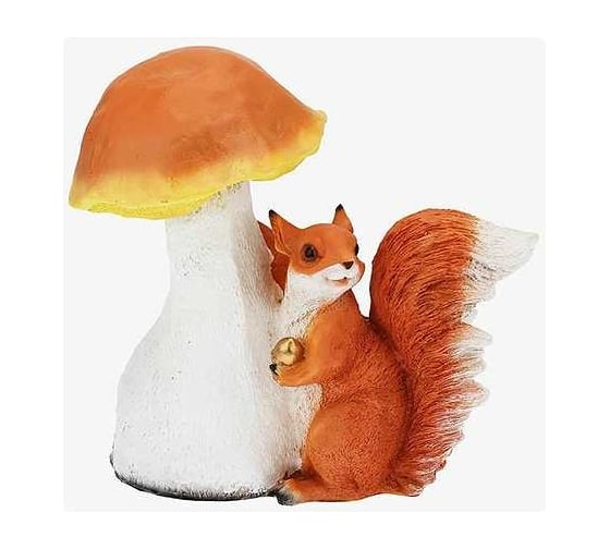 Изображение товара Садовая фигура ФлораПласт Гриб-подосиновик с белкой 40 см 069040