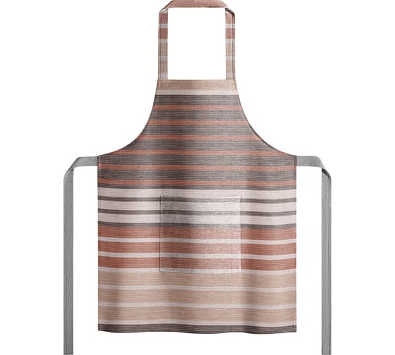 Изображение товара Женский фартук с карманом Guten Morgen Рогожка, Грильяж 60x80 см ФГрл-60-80