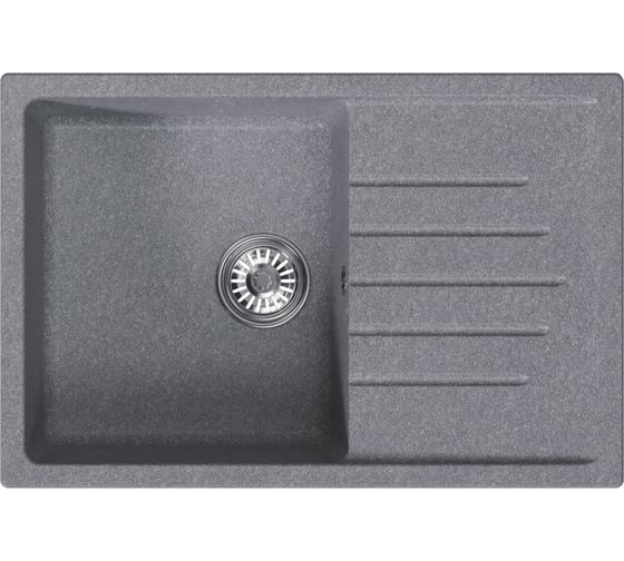 Изображение товара Мойка MIXLINE ml-gm19 с крылом, графит (342), 750x500x200 мм new 551988