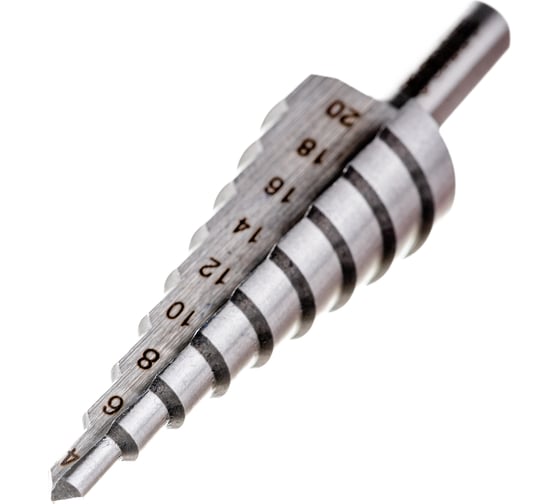 Изображение товара Сверло ступенчатое по металлу (4-20 мм; Р6М5; блистер) GRAFF GMSD420 / 70420