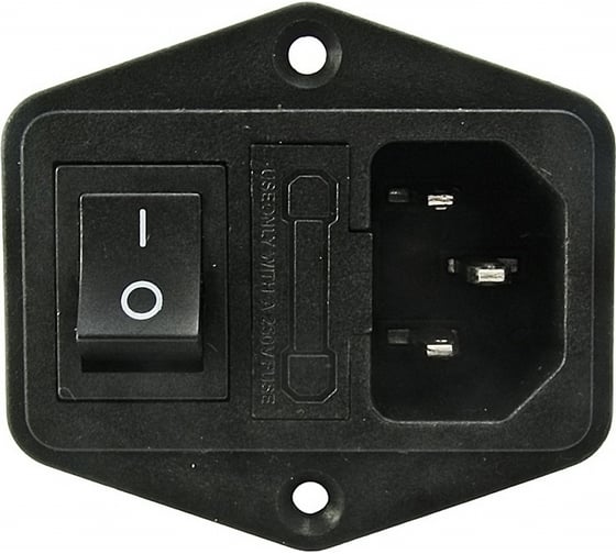 Изображение товара Разъем питания Pro Legend AC-014, с выключателем PL2377