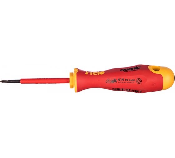Изображение товара Диэлектрическая крестовая отвертка Felo Ergonic PH 0X 60 41400190