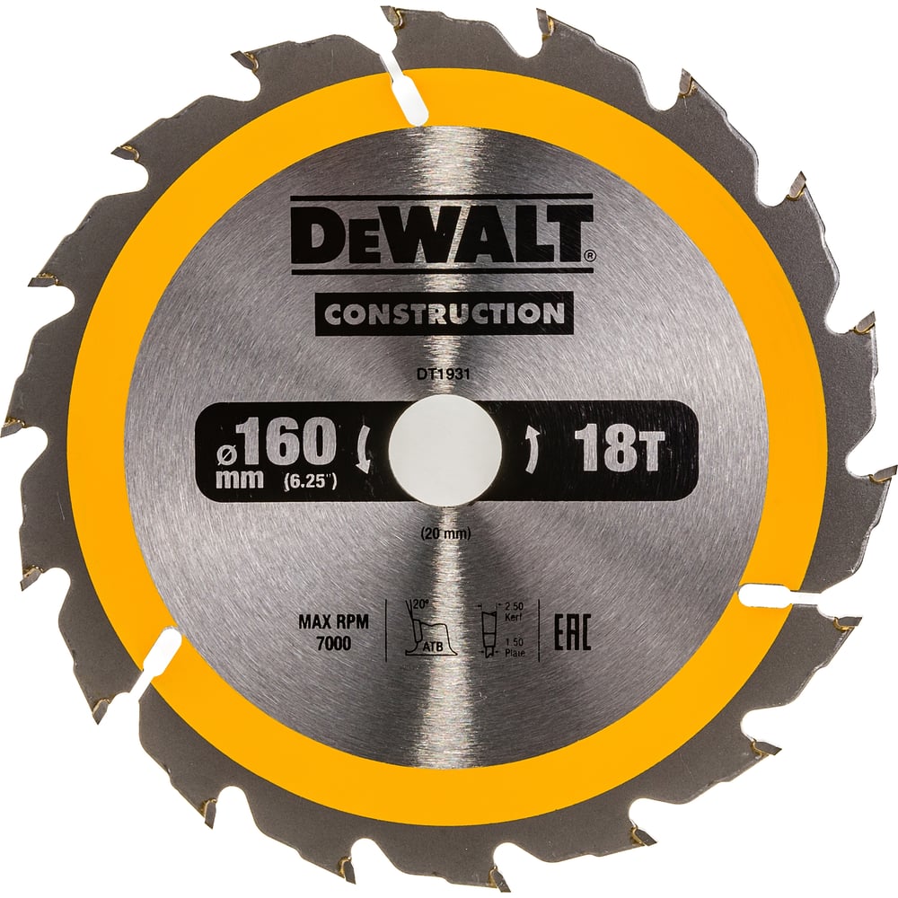 фото Пильный диск dewalt