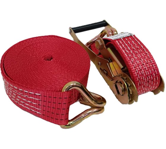 Изображение товара Стяжной 2-составной ремень ООО Грузкомплект 50 мм, 5 т, 6 м СР5056