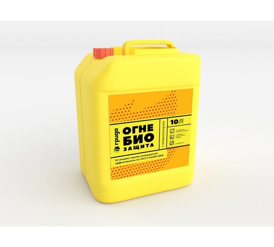 Изображение товара Антисептик огнебиозащитный II группа с индикатором 10 л ГРИДА 00-00000059