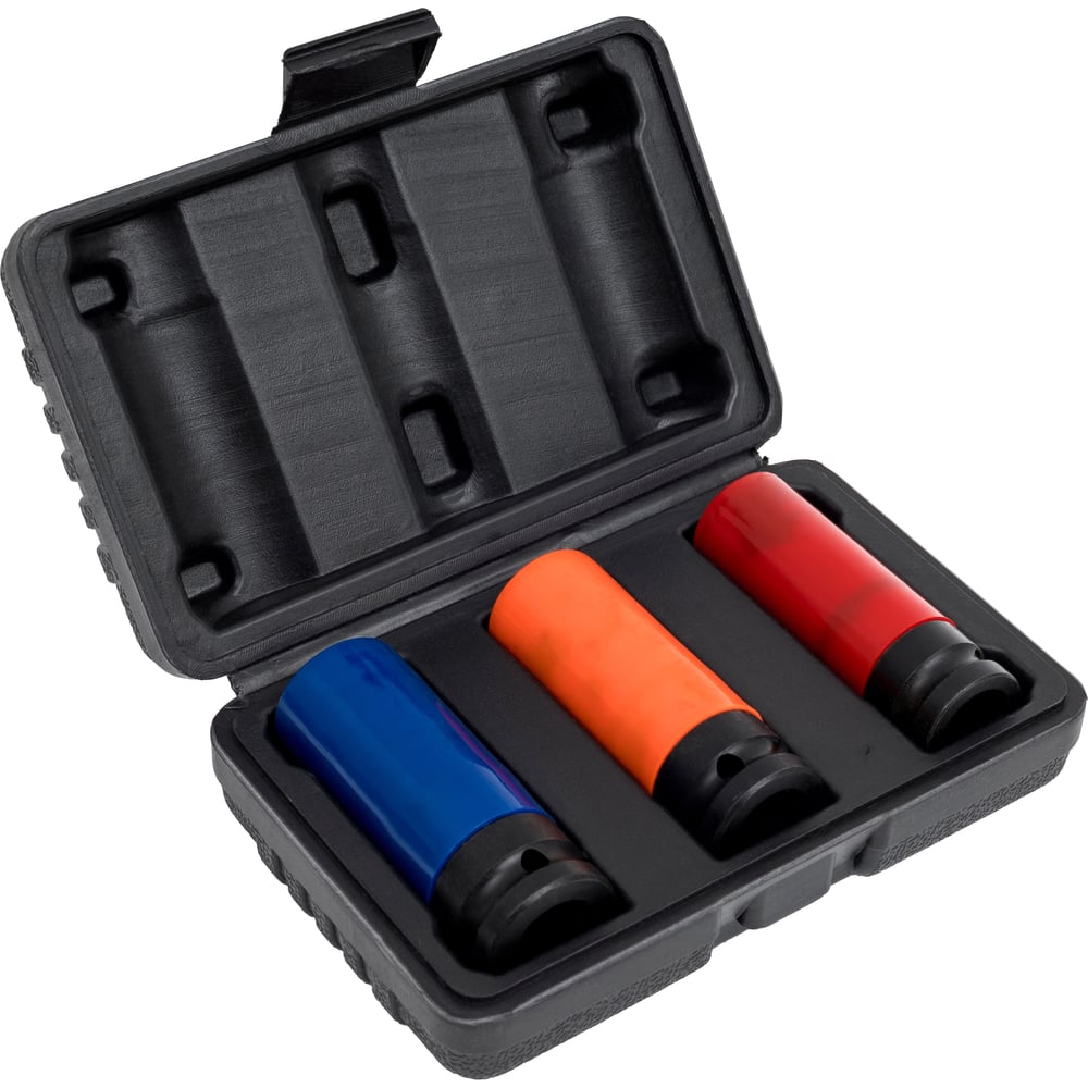 Изображение товара Головки ударные шестигранные Forsage F-4032C 3 шт 1/2 дюйма CRMo