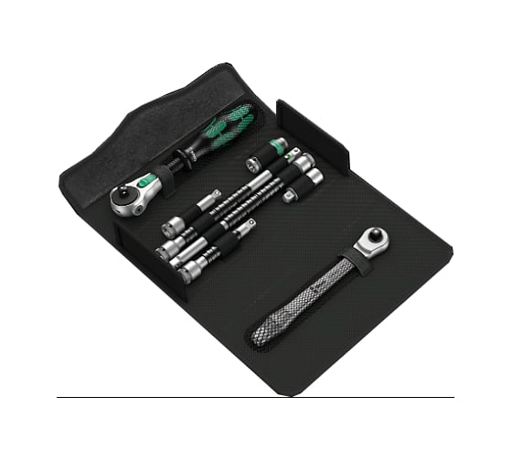 Изображение товара Kraftform Kompakt Zyklop MS1 Metal/Speed 1/4", 8 предметов WERA WE-135949