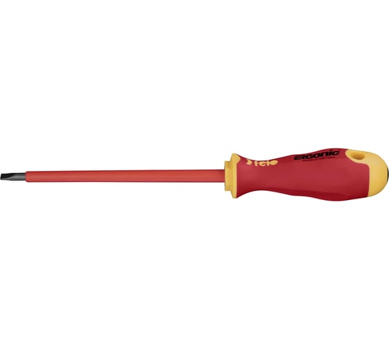 Изображение товара Диэлектрическая отвертка Felo Ergonic 6,5х1,2х150 плоская шлицевая 41306590