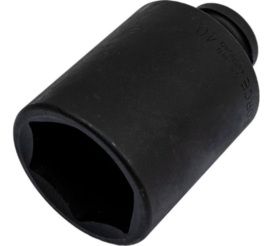 Изображение товара Головка 6-ти гранная ударная глубокая (40 мм; 85 мм; 1/2) FORCE 4458540