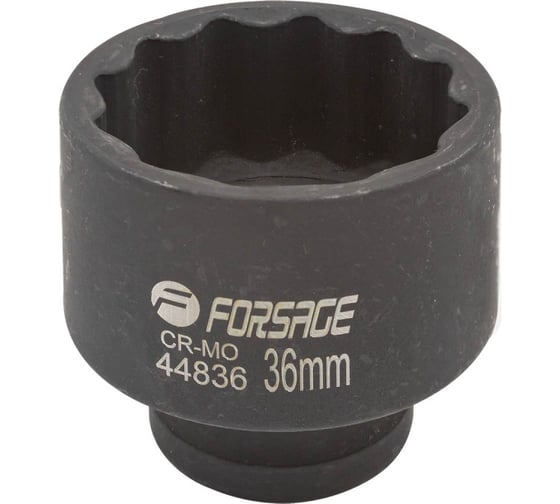 Изображение товара Головка ударная 12-гранная 36 мм, 1/2" DR Forsage F-44836(27092)