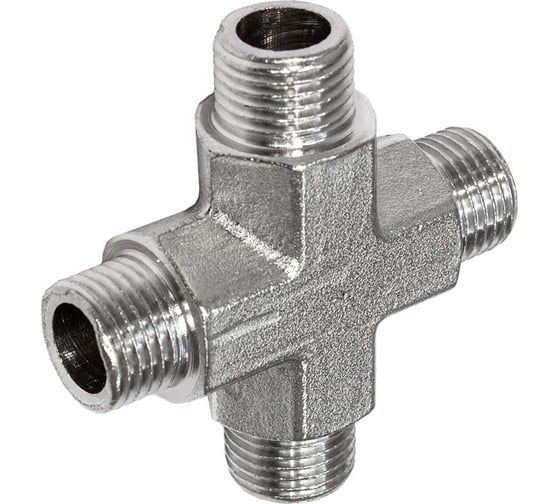 Изображение товара Фитинг крест 1/8нар-1/8нар-1/8нар- 1/8нар PI TOOLS 0748
