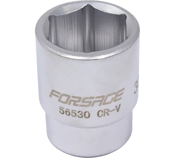 Изображение товара Головка шестигранная 30 мм, 3/4" Forsage F-56530(9785)