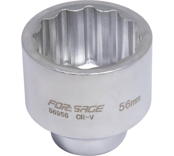 Изображение товара Головка 12-гранная 56 мм, 3/4" DR Forsage F-56956(3998)