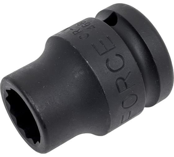 Изображение товара Головка 12-ти гранная ударная (18 мм; 50 мм; 3/4) FORCE 46818