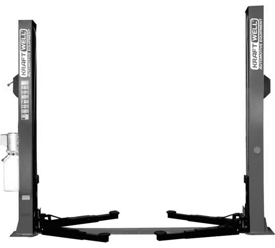 Изображение товара Подъемник KraftWell г/п 4.0т, 220В, упр. стопорами на 1-ой колонне KRW4ELM/220