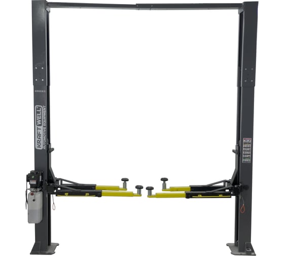 Изображение товара Двухстоечный подъемник KraftWell г/п 4000 кг, электрогидравлический, высота 3692 мм, сеть 220 В, упр. стопоры на 2-х колоннах KRW4DLU/220