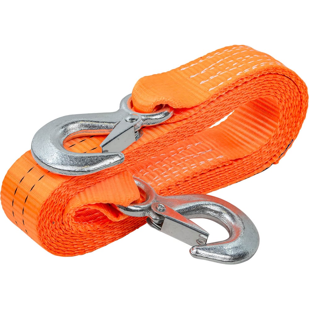 Изображение товара Буксировочная лента Forsage 2.5тх4м f-2500-4 56298 надежный буксировочный трос оранжевый